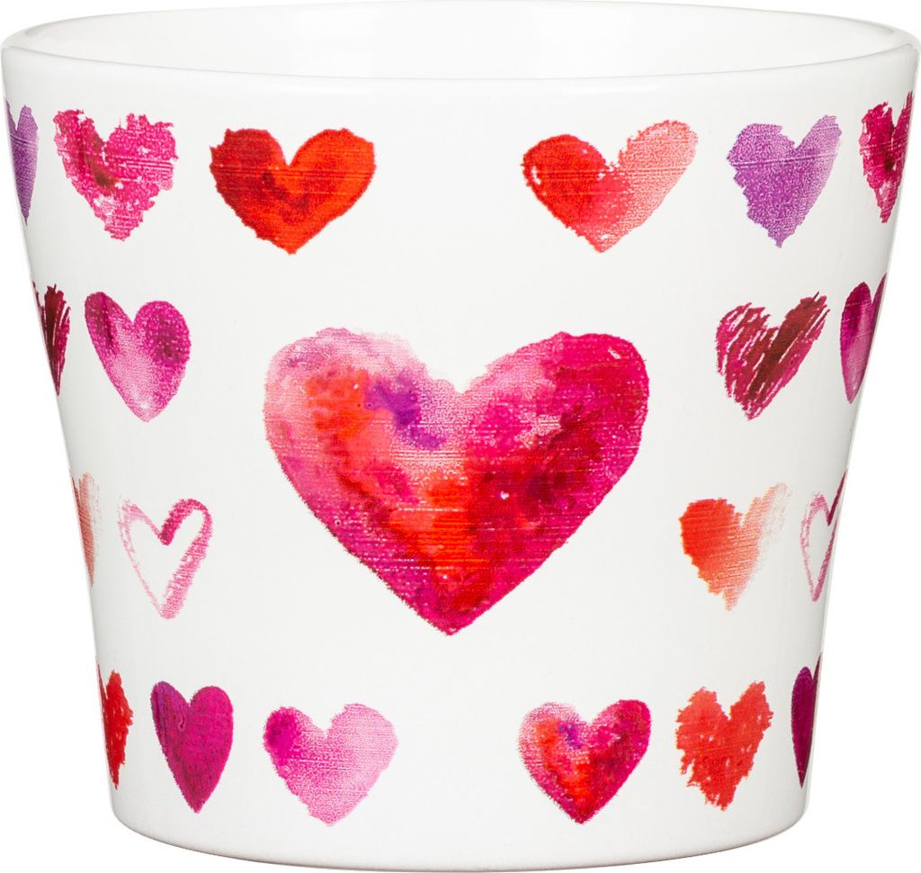 Scheurich Flower Pot 808, Topfpflanzer, Freistehend, Keramik, Mehrfarbig, Rund, Drinnen