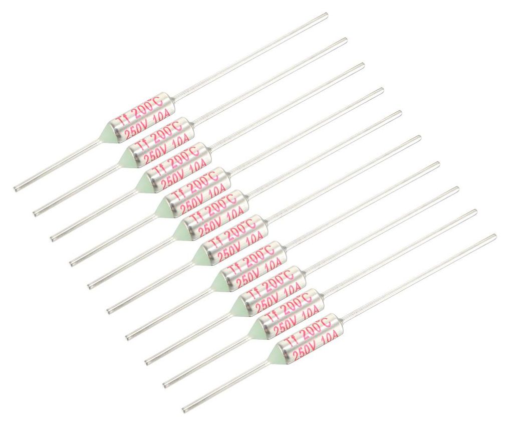 10 Stš¹ck 250V 10A 200¡ãC Celsius Schaltkreis Abschalttemperatur Sicherung de