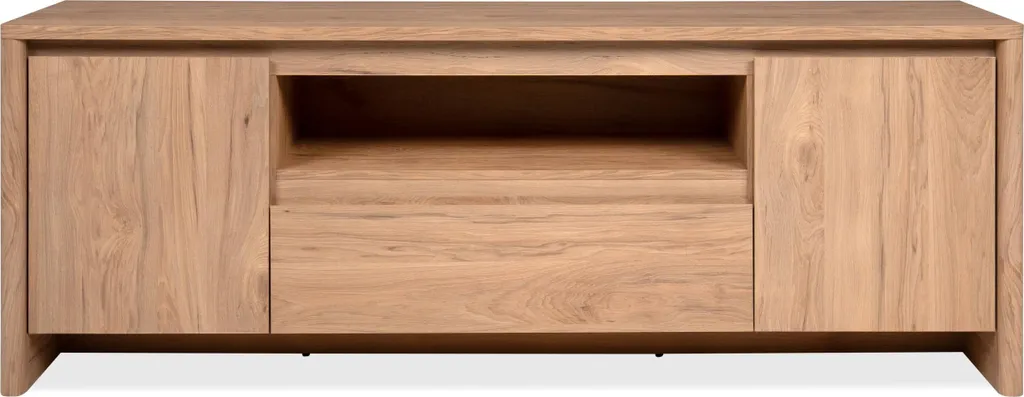 Meuble TV Salon 163 cm SOREN : Idéal pour Grand Écran et Décodeur Vidéo
