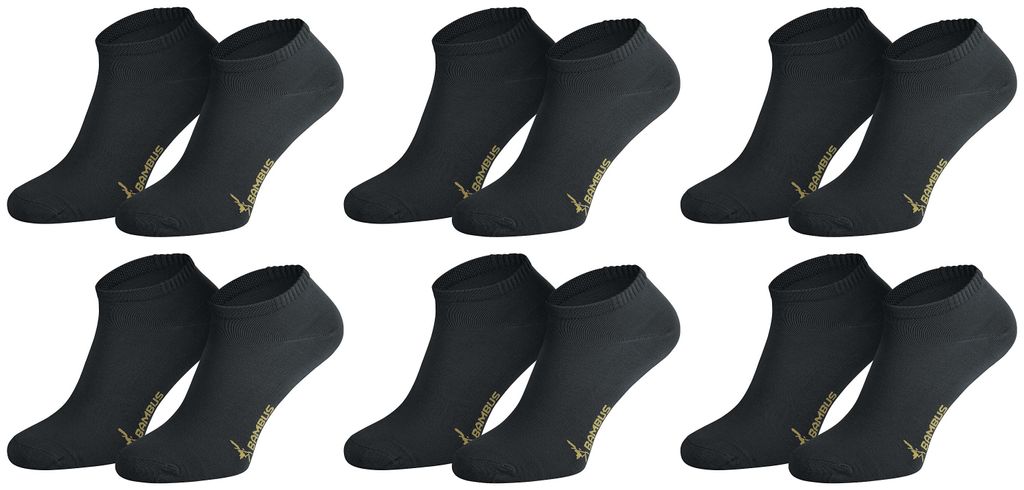 Tobeni 6 Paar Bambussocken Damen Herren Sneakersocken, Produktbild 