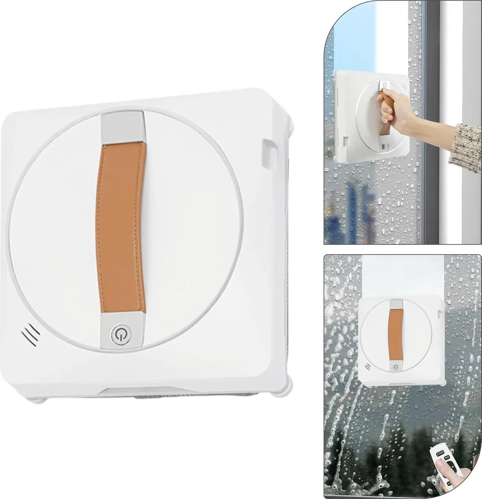 Nettoyeur de vitres automatique 72W avec pulvérisation et contrôle App