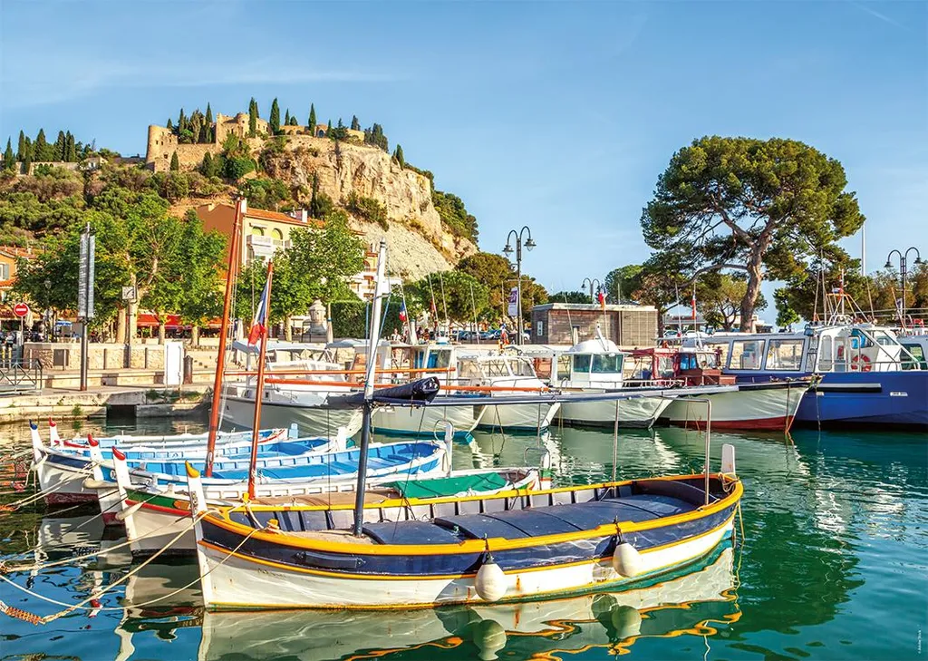 Grand Puzzle adulte 1000 pièces Le Port de Cassis - Régions de France