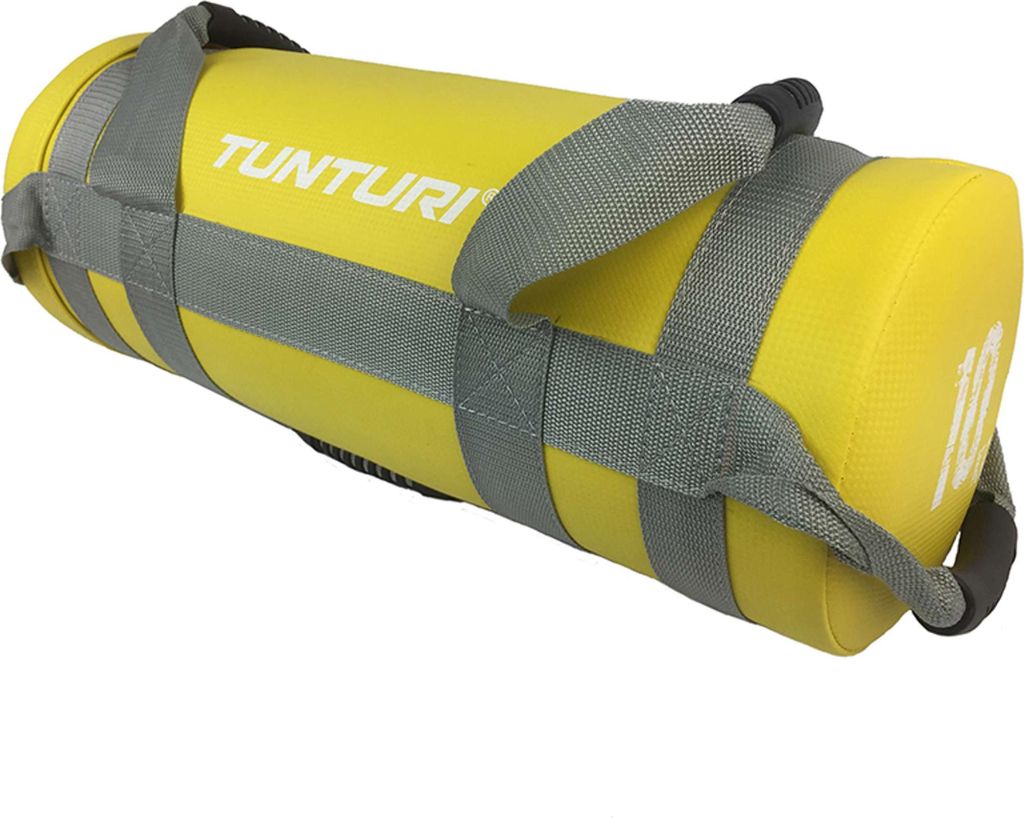 Tunturi Power Bag, Fitnesssack mit 4 Griffen, 10 kg, Sandsack für Krafttraining