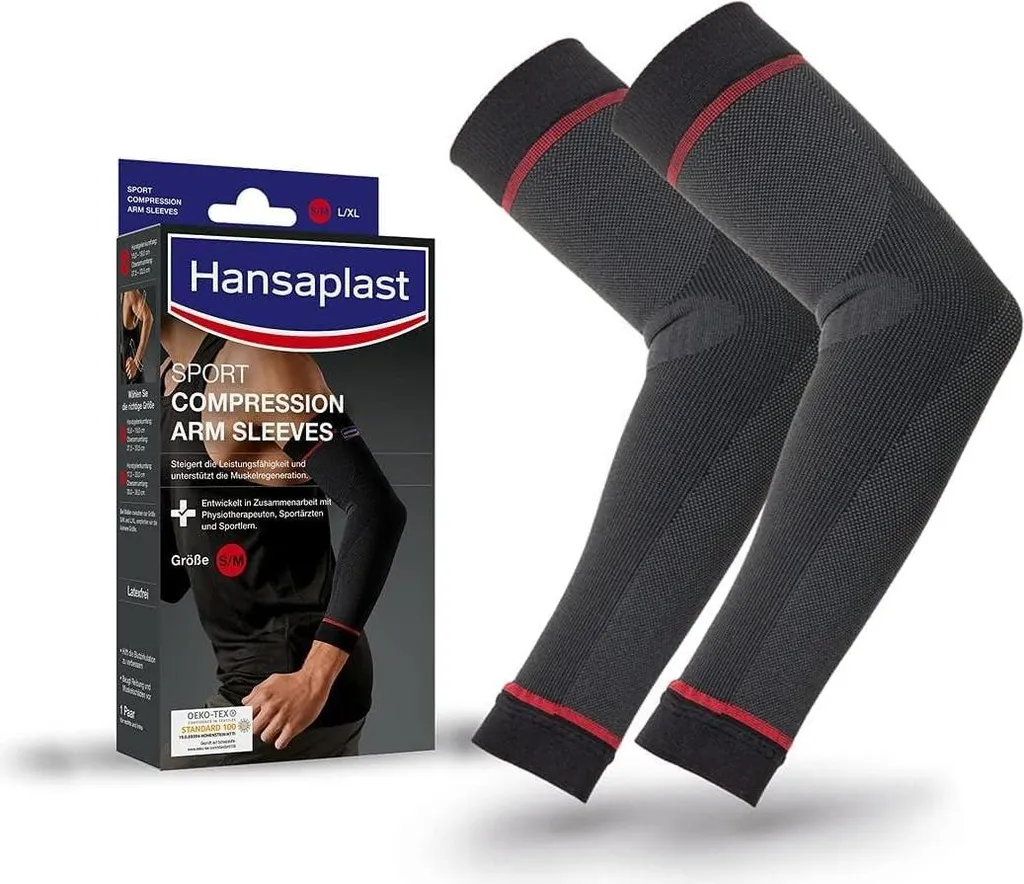 Manches de compression coude et poignet Taille S/M pour récupération
