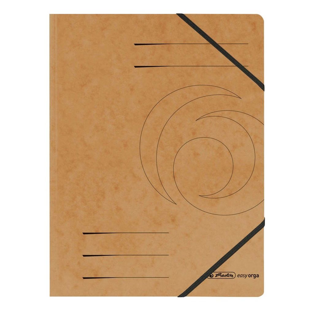 herlitz Eckspanner easy orga DIN A4 braun, 5 St.