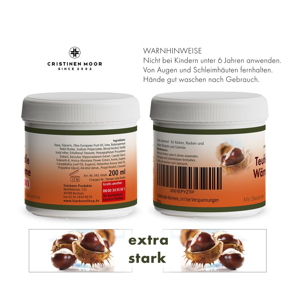 Teufelskralle Wärmecreme extra stark 200 ml - schnell und Produktbild 2