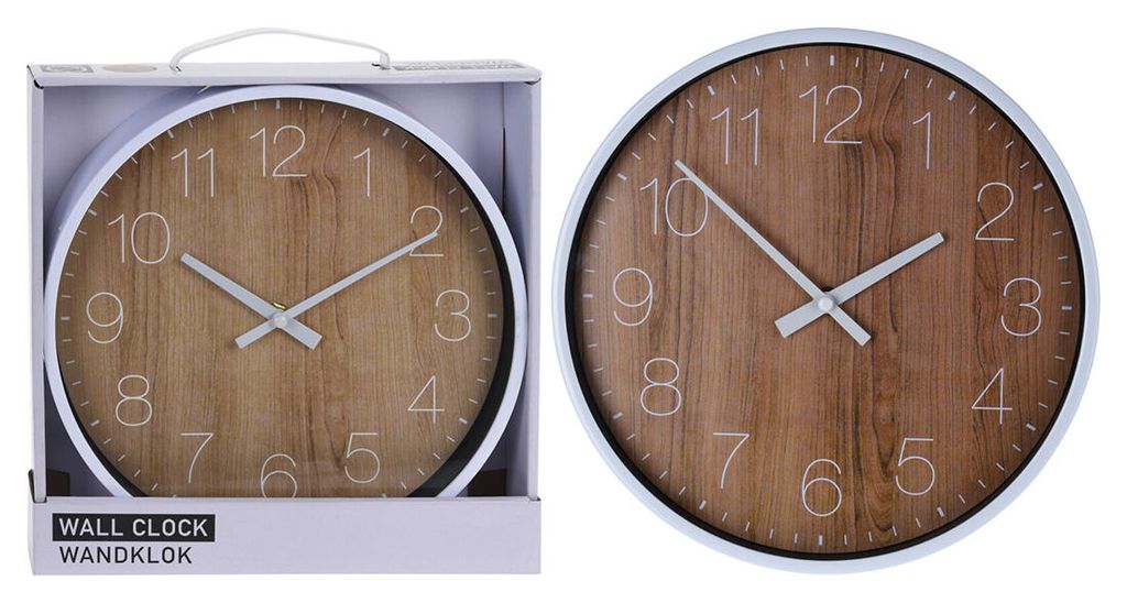 H&S Decoration | Orologio da parete - Rotondo - 25 cm - Immagine del prodotto 