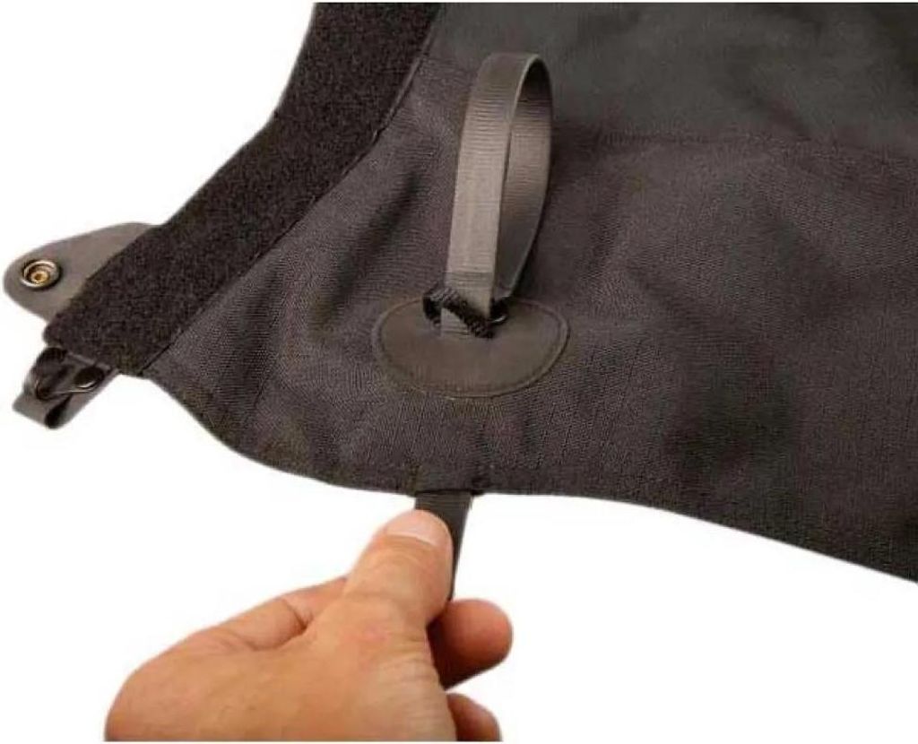 Sea To Summit Paar Ersatzriemen Für Gamaschen Schwarz Schwarz One Size