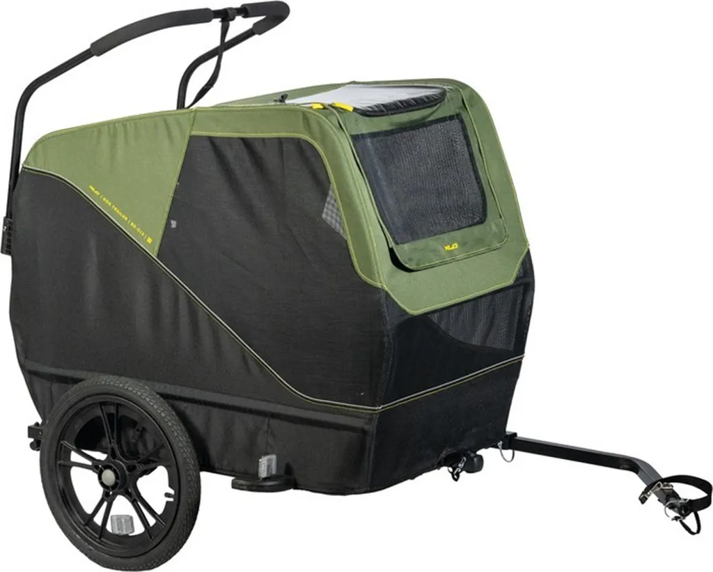Remorque pour chien vélo grand format XLC - Chariot pliable robuste