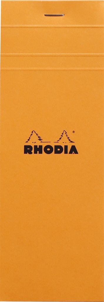 Bloc-notes Rhodia No. 8 7,4x21cm quadrillé 80 feuilles Image du produit 