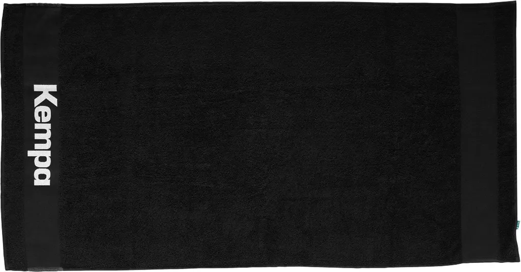 Grande Serviette de Sport Kempa Noir Blanc - Idéale pour Douche et Fitness