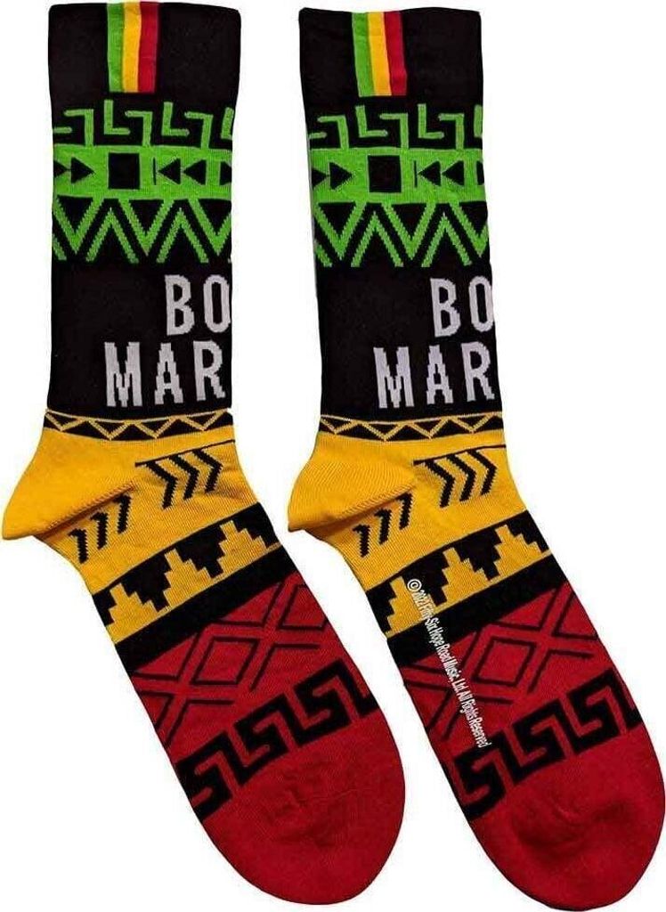 Bob Marley Press Play Black 40-45 Socken