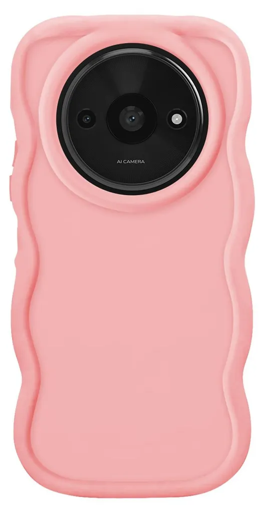 Avizar, Xiaomi Redmi A3 Custodia in silicone anti-shock serie Candy, rosa