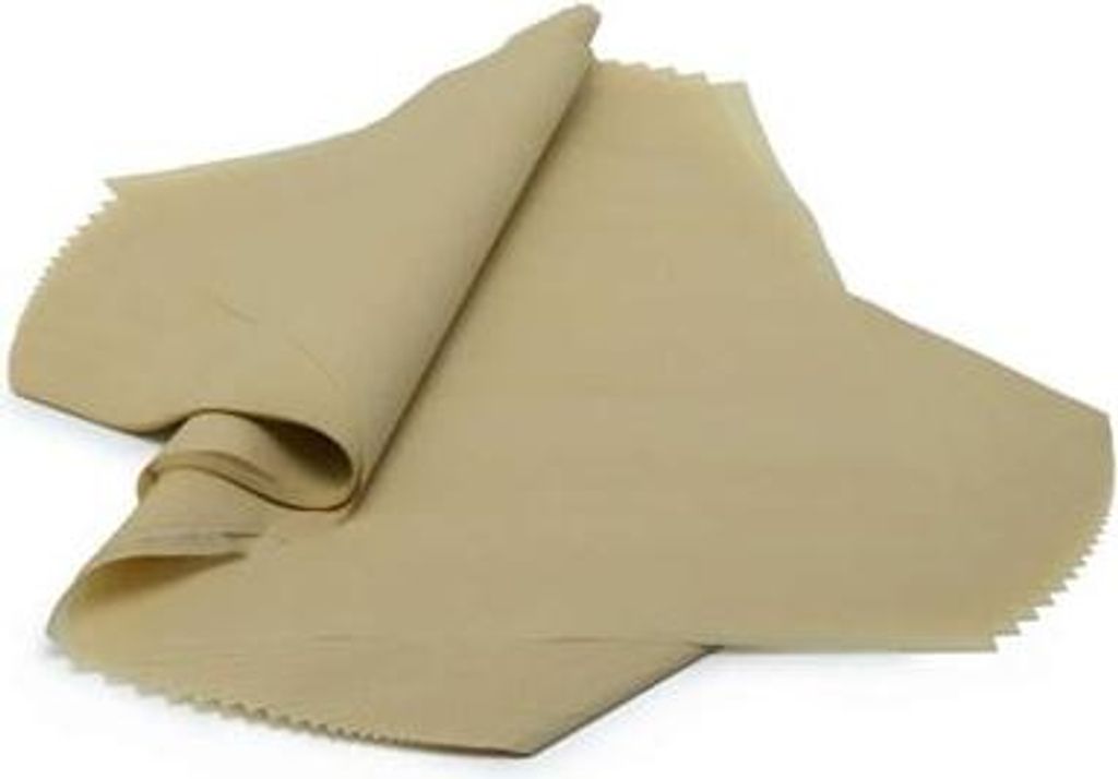 Tissue paper 50 x 70 cm Hellbraun – 100 Blatt