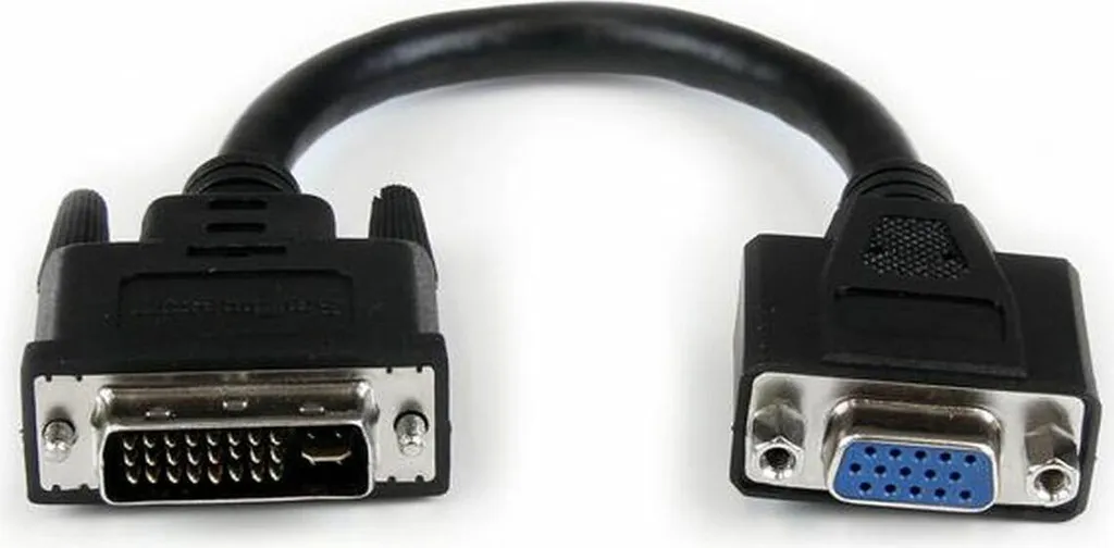 Adaptateur Vidéo DVI-I Mâle vers VGA Femelle Noir Flexible Startech