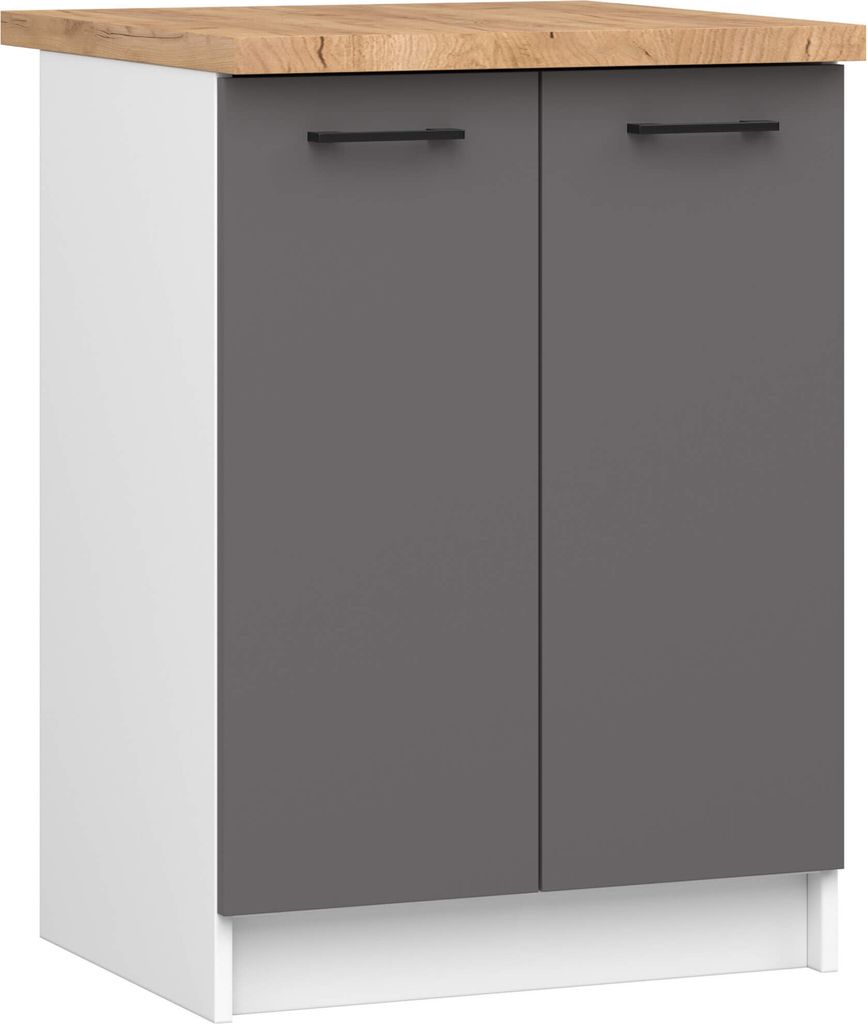 Küchen-Unterschrank mit Arbeitsplatte OLIWIA Weiß, Produktbild 