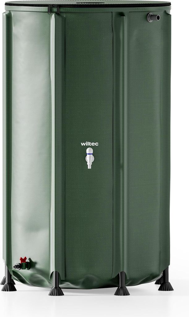 Wiltec Récupérateur eau de pluie pliable 500 litres, Image du produit 