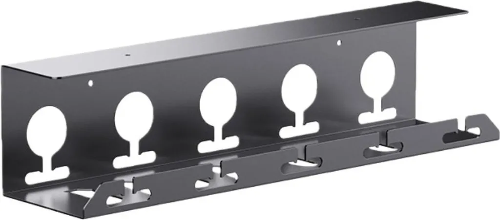 Organizzatore Cavi Gaming INF Nero Acciaio L - Setup Pulito Senza Fori