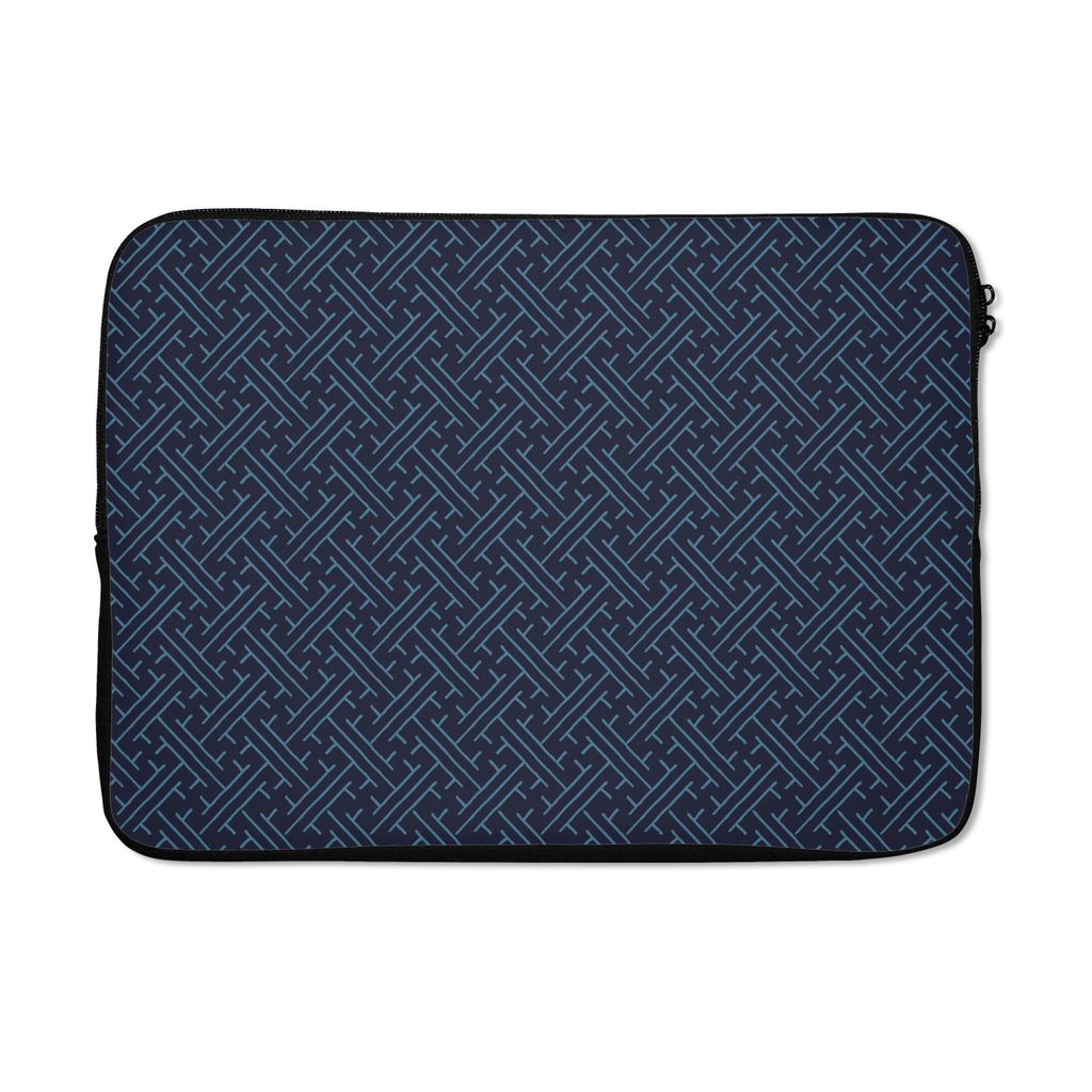 MuchoWow Laptop Hülle 14 ZollJapanisch - Muster - Geometrie Laptoptasche - Laptoptasche - Stoßsicher - Schutzhaube