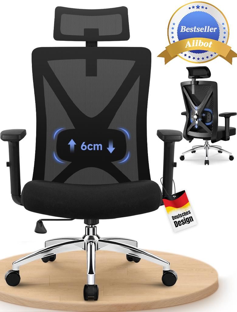 Krzesło biurowe Aiibot, ergonomiczne krzesło biurowe z Zdjęcie produktu 