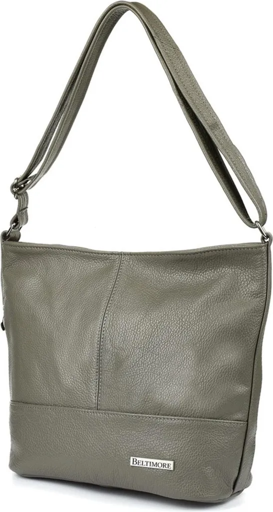 Borsa a Tracolla Beltimore krag81grey Canvas Robusto per Viaggi