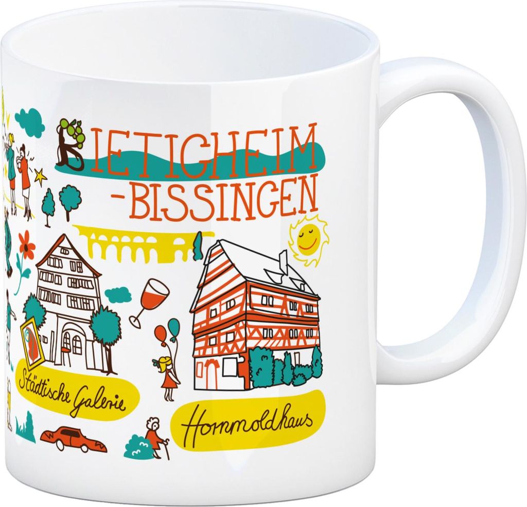 Bietigheim-Bissingen Wimmelbild Kaffeebecher