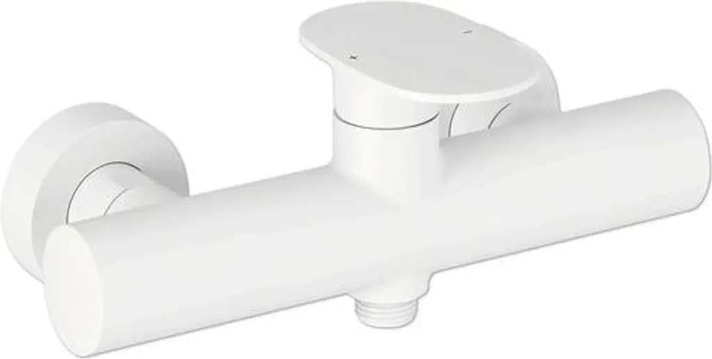 Robinet de douche blanc Spring RAVAK : Mitigeur mural monocommande