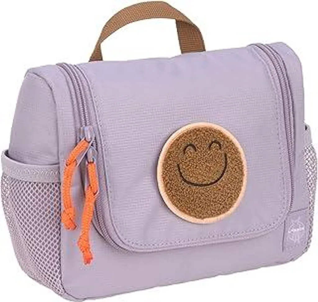 LÄSSIG Mini Washbag Lilac: Borsa da Toilette per Bambini da Appendere