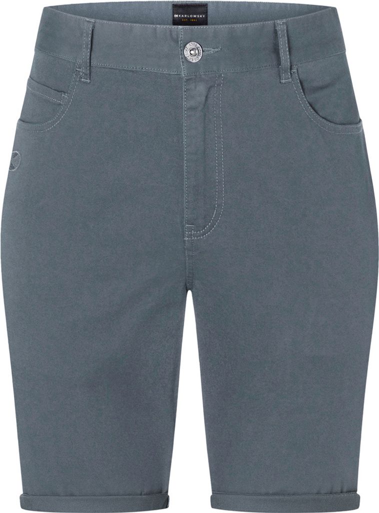 KARLOWSKY Damen 5-Pocket-Shorts CLASSIC-STRETCH Modern-Fit Anthrazit 34