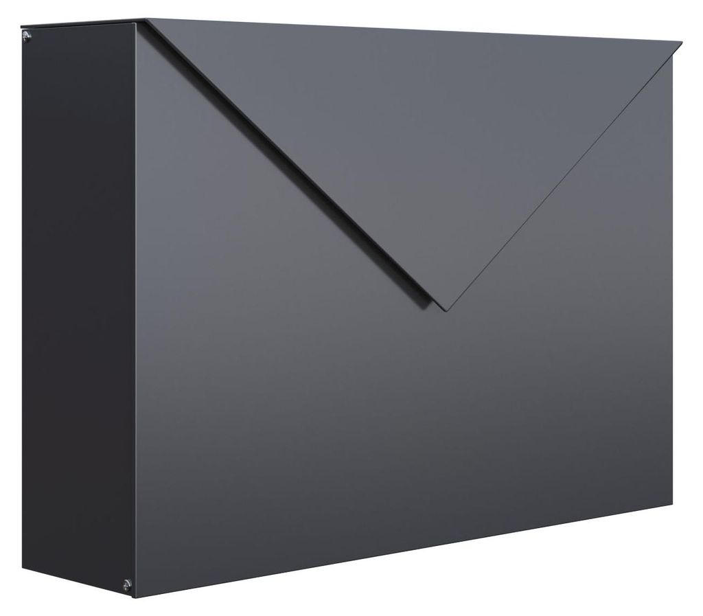Wandbriefkasten Letter in Anthrazit Produktbild 
