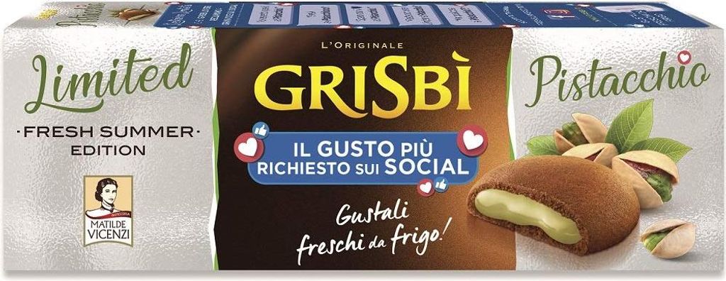 12x Matilde Vicenzi Grisbi Biscotti Pistacchio kekse mit Produktbild 