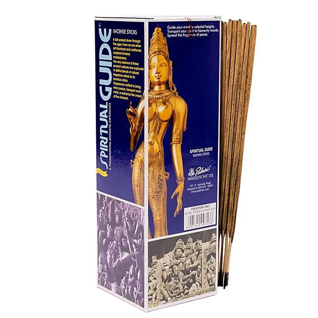 Bâtonnets d'encens Guide Spirituel 10g senteur boisée et relaxation zen