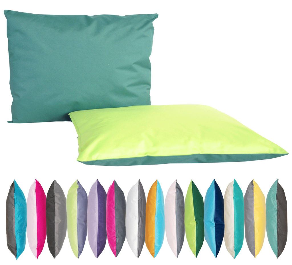 JACK 2-farbiges Wende Outdoor Lounge Kissen 30x50cm Produktbild 