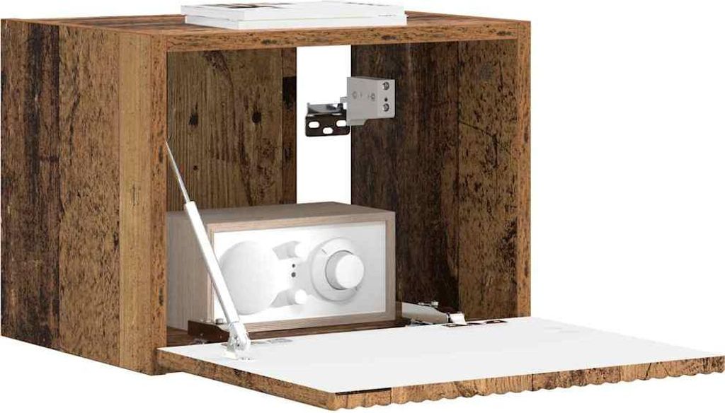 “2026 Modern“ TV-Wandschrank Altholz 60 x 31 x 29,5cm Holzwerkstoff - Designermöbel 577950 - TV-Schränke