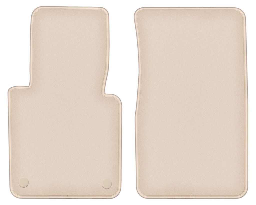 DURBAN Beige Velours-Fußmatten vorne für Mercedes G W461 Geländewagen (1978-2008)