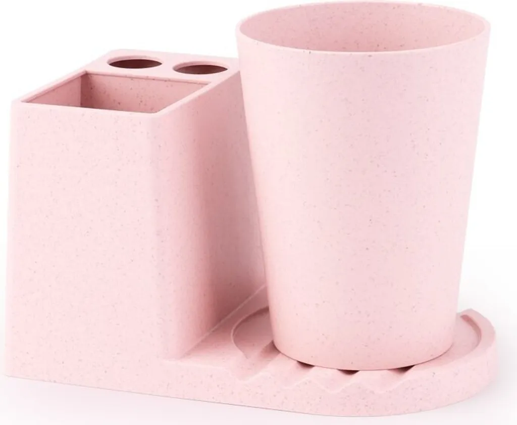 Elegante Portaspazzolino Singolo in Ceramica: Design Salva-Spazio da Bagno