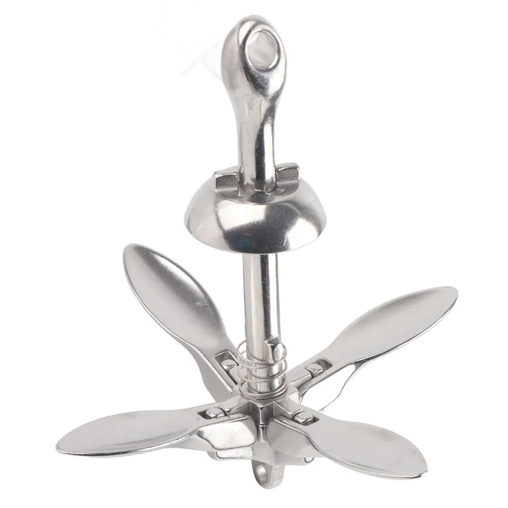 Ancre légère 0,7 kg inox : fini la rouille et l'encombrement à bord