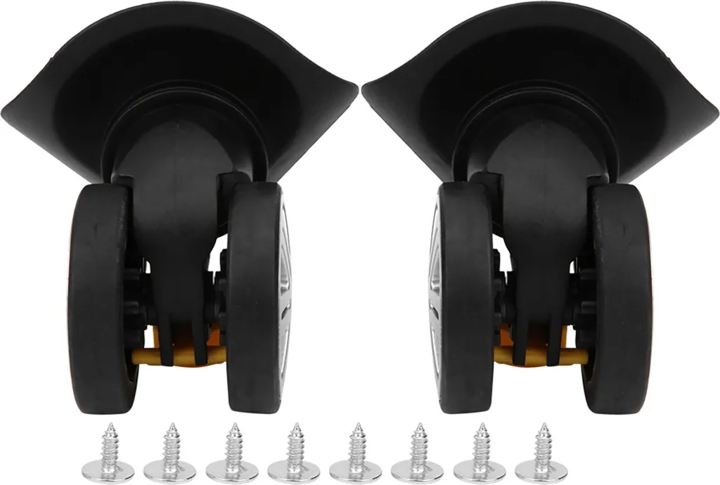 Set 2 Ruote Trolley 60mm con Freno | Ricambi Silenziosi Professionali