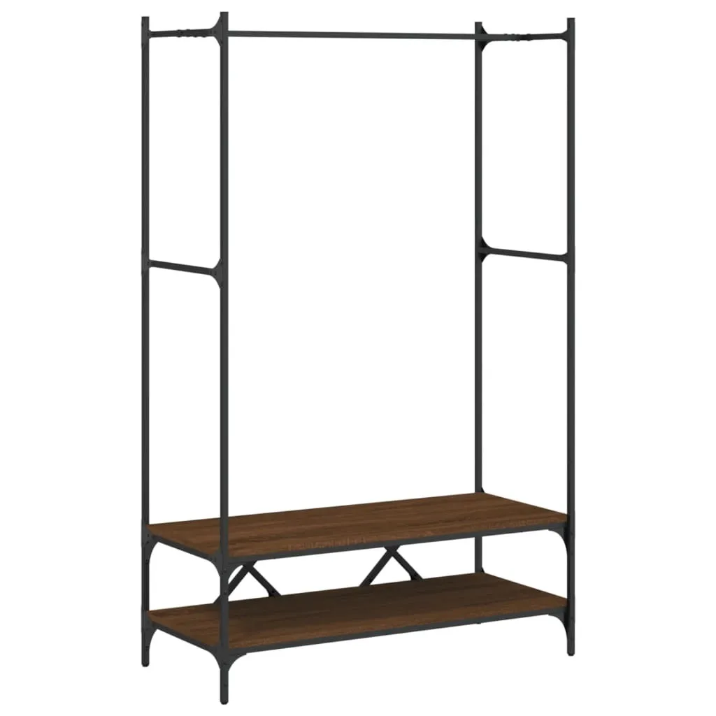 Appendiabiti vidaXL Rovere Marrone - Occasione Imperdibile Arredo