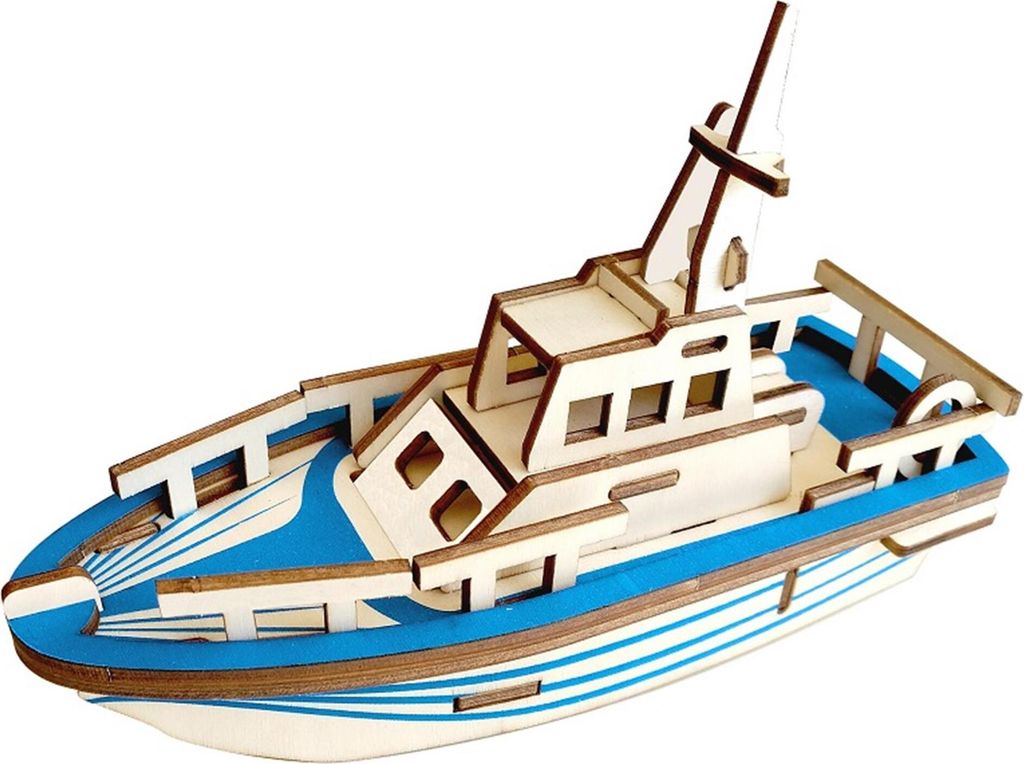 Woodcraft Holz 3D Puzzle Schiff
