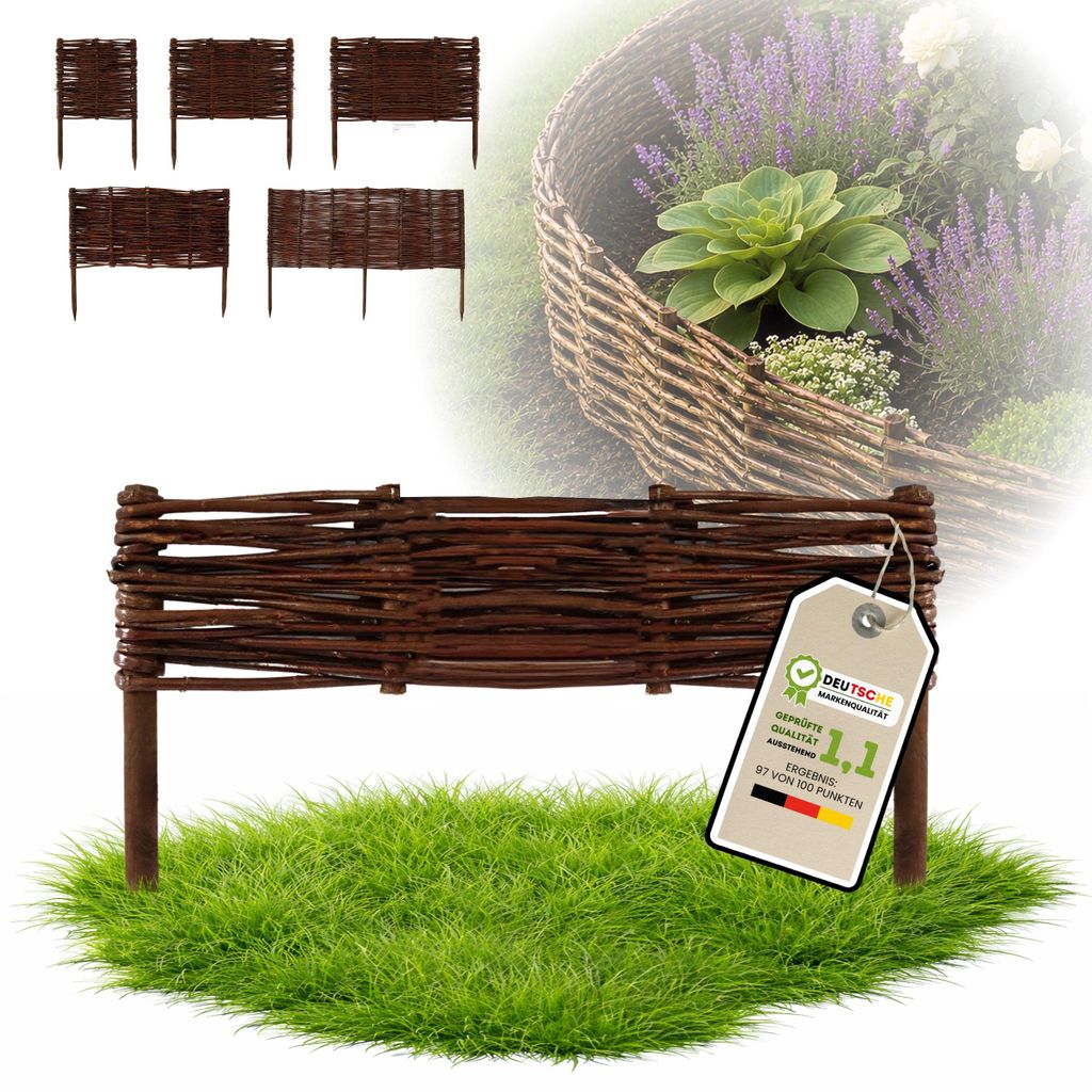 Floranica 1 kus Vrbový plot 10 cm x 40 cm – Zahradní plot z Obrázek produktu 
