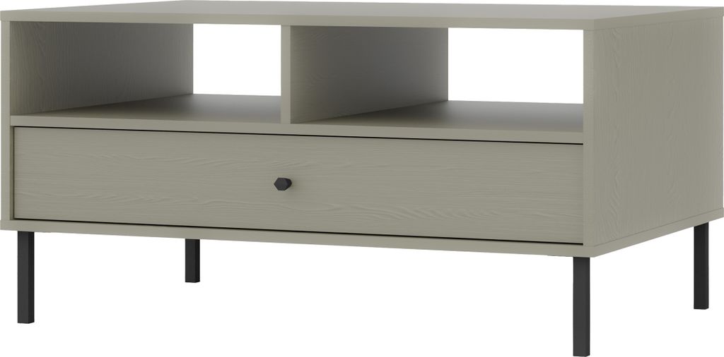 Masseno Couchtisch TORINO 100,2 cm Kaffetisch für Wohnzimmer Sofatisch Wohnzimmertisch Hellgrün
