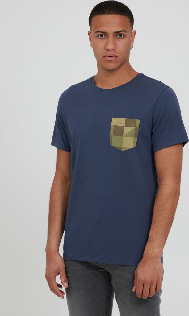 BLEND BHAmilo Herren T-Shirt Kurzarm Shirt aus 100% Baumwolle