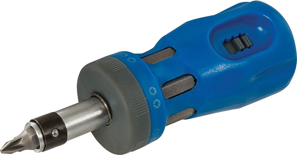 12-in-1 Ratschenschraubendreher Schlitz, PZ und TRX