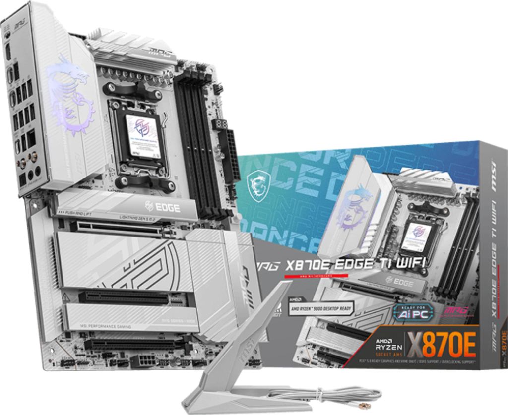 MSI MPG X870E EDGE TI WIFI, AMD, Sockel AM5, AMD Ryzen 7000 Produktbild 