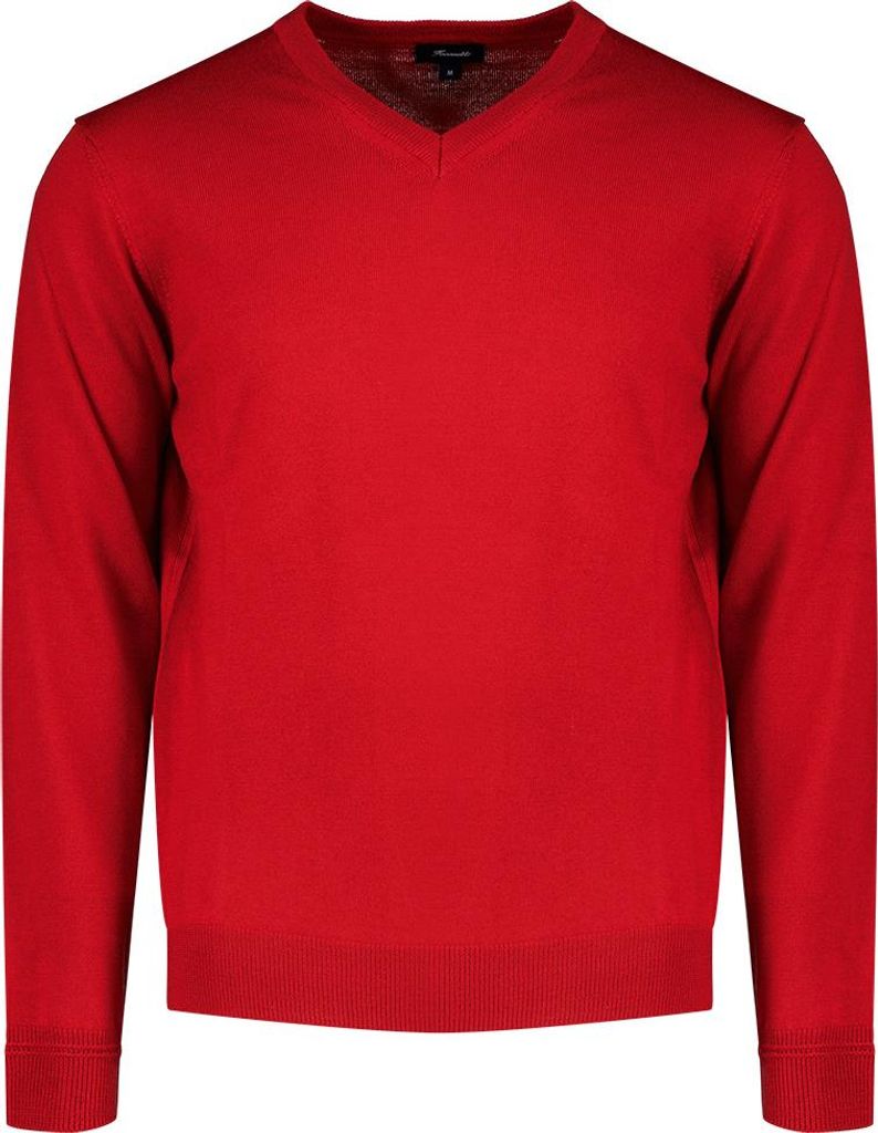 FaÇonnable Merino Pullover Mit V-ausschnitt M Mann M