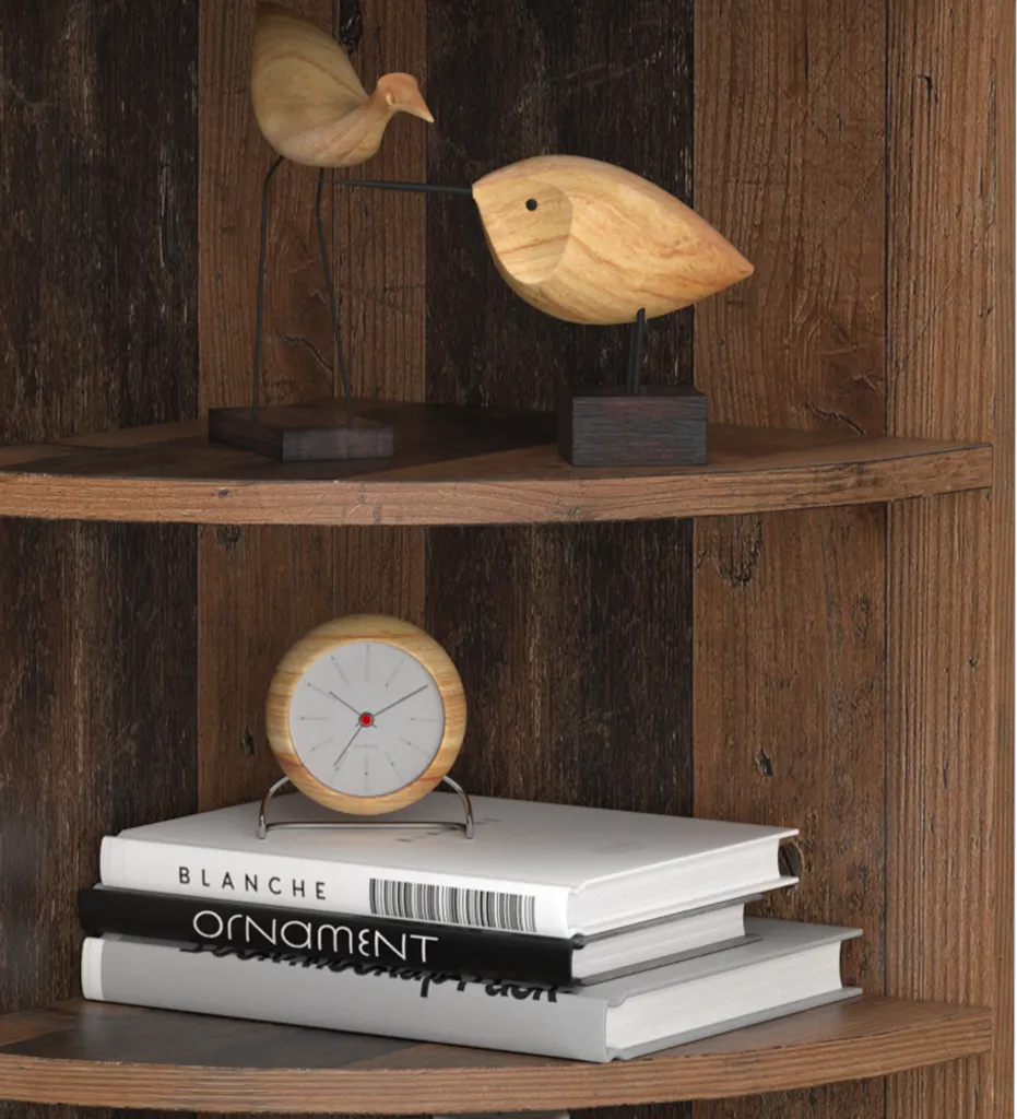 Étagère d'angle compacte Vicco Ecki Finition Bois Antique Résistante