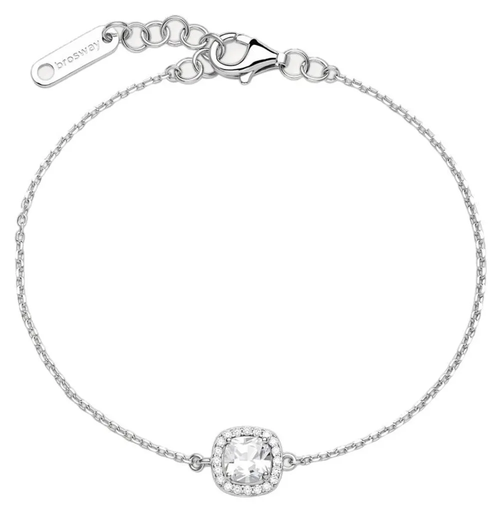 Bracelet argent anti-ternissement zircone cubique durable FIW158