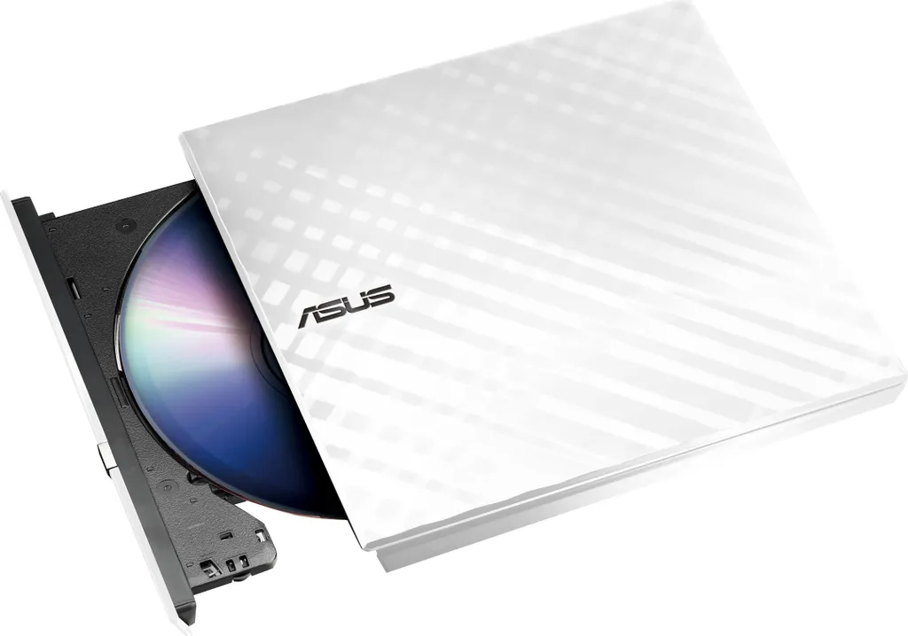 Graveur DVD externe ASUS blanc : la solution pour PC sans lecteur CD