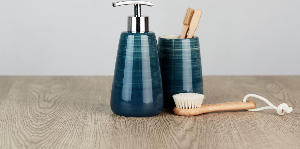 Wenko Seifenspender Pottery 360 Ml, Petrol - View #8